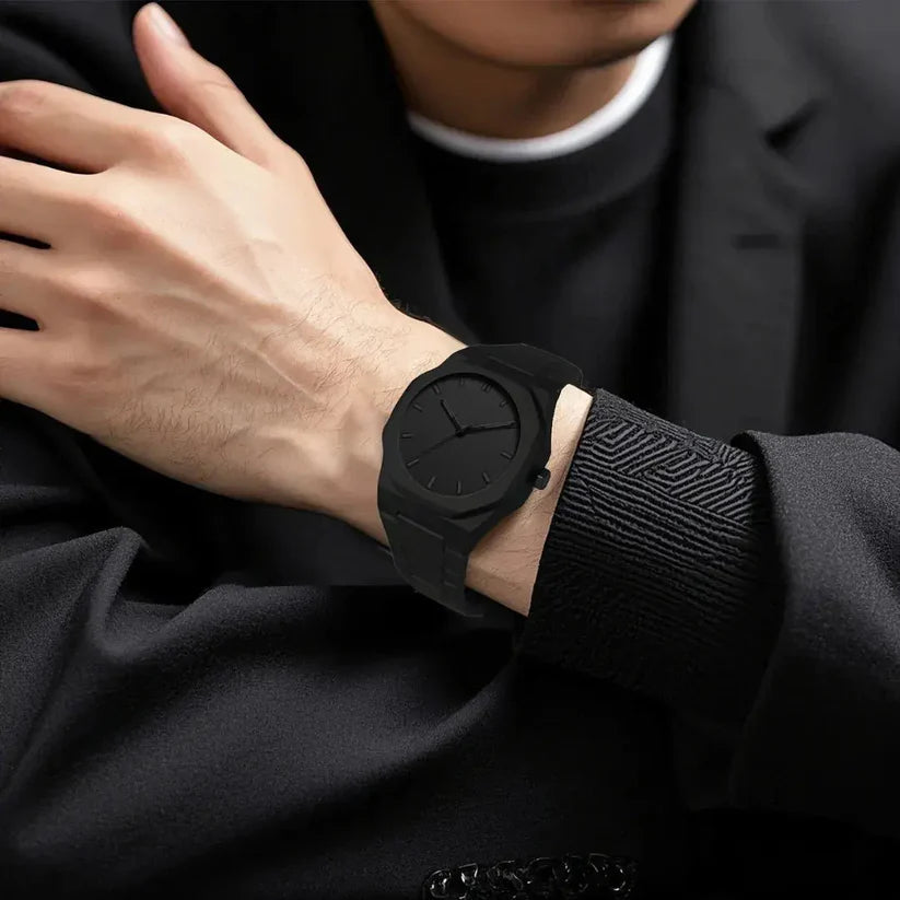 Black Arabic Aura Watch